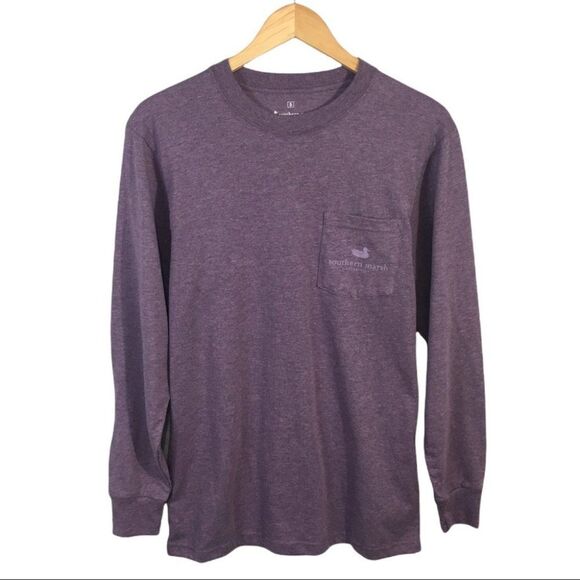 WS940 NWT Women’s Southern Marsh Crosscut Long Sleeve Pocket T Shirt S - Picture 2 of 5